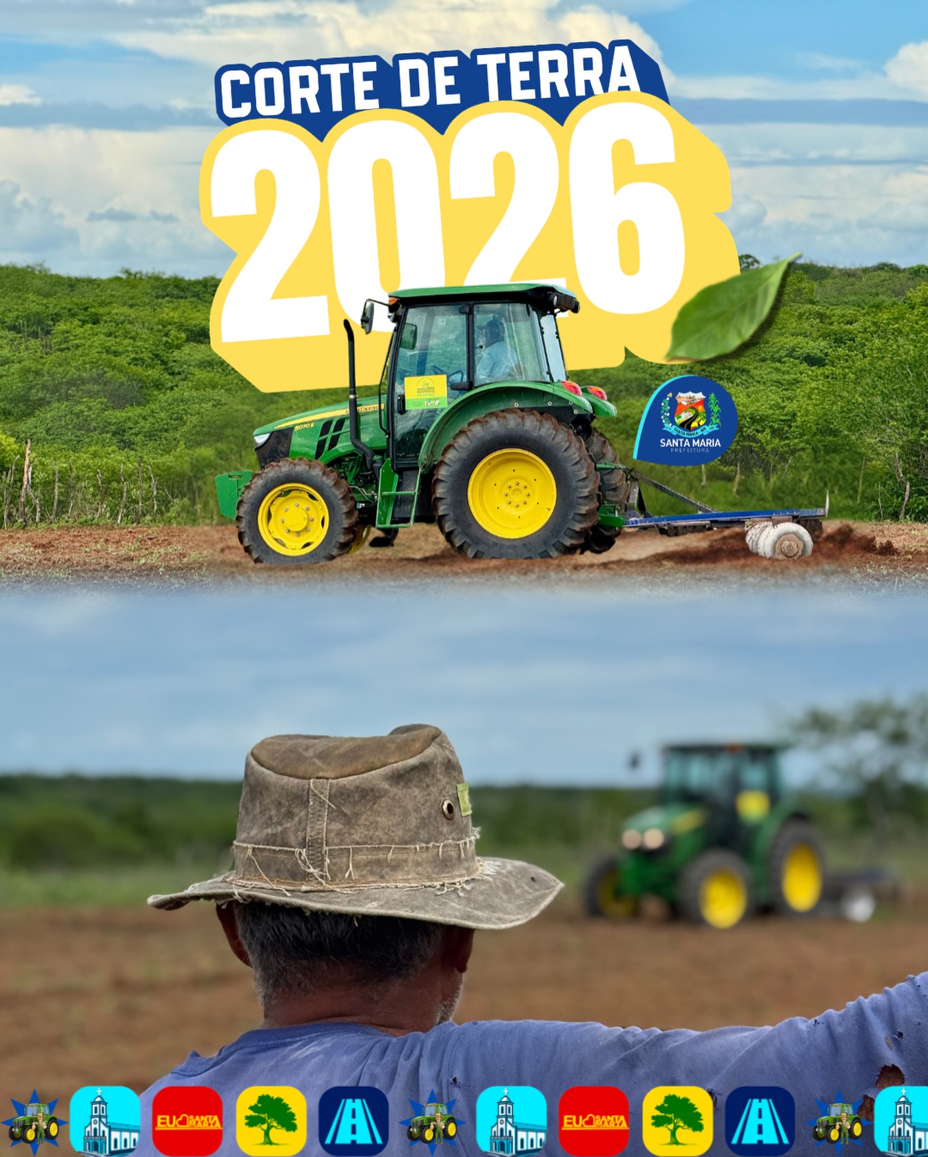 O corte de terra está acontecendo nos quatro cantos do nosso município!