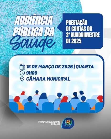 Audiência Pública de Prestação de Contas do 3º quadrimestre de 2025